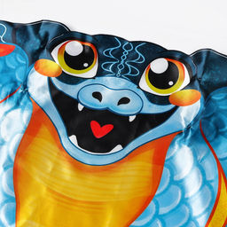 Карнавальный набор «Прикольная Змея», накидка, маска, синий