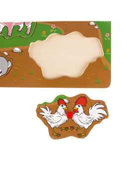 Рамка - вкладыш Весёлая ферма, 8 элементов - Лесная мастерская фото 2