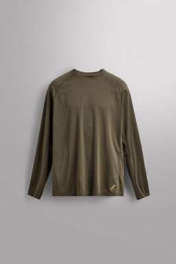 CAMISETA T?CNICA GRAVEL MANGA LARGA / Verde medio