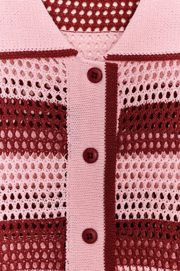 KNITTED POLO CARDIGAN - Zara фото 3