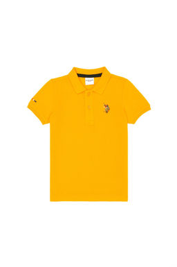 Оранжевая базовая футболка для мальчика - U.s. polo assn фото 12
