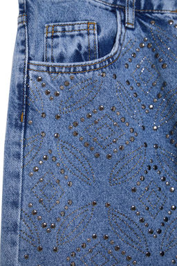Mavi Tasl? Yuksek Bel Wide Leg Jeans TWOSS25JE00020 - Trendyolmilla фото 8