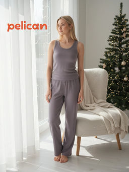 PELICAN, майка женская, Серый