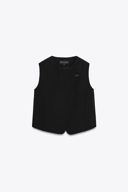DOUBLE-BREASTED BUTTON WAISTCOAT ZW COLLECTION - Zara фото 5