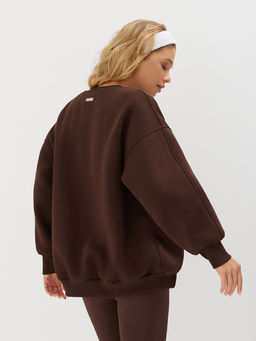 Утепленный свитшот оверсайз - NEVERLATE фото 2