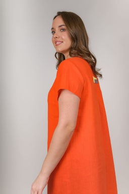 Платье 100% лен