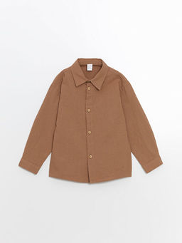 Basic Uzun Kollu Erkek ?ocuk G?mlek