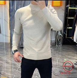 Мужская водолазка однотонная - Bruno фото 5