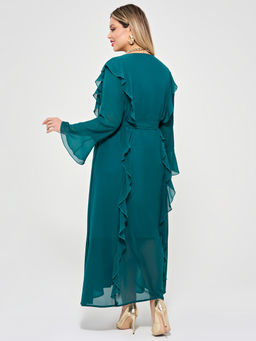 Платье 0372-1 бирюзовый - Dora фото 10