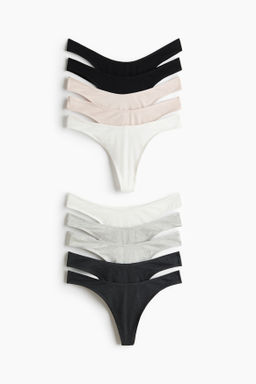 Pack de 10 bragas thong de algod?n - H&m фото 2