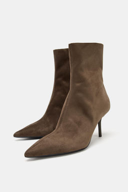 SOFT STILETTO HEEL ANKLE BOOTS - Zara фото 3