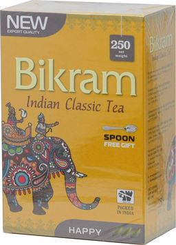 Bikram. Купаж Ассам и Дарджилинг + ложка 250 гр. карт.пачка