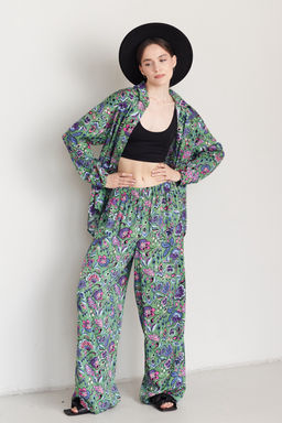 Костюм женский SET001/11/Зеленый, розовый - M&G all natural фото 5