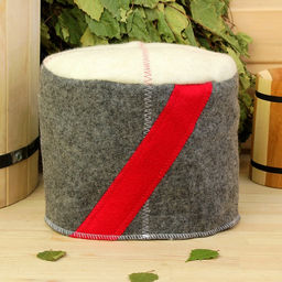 Шапка для бани Папаха (эконом) - Добропаровъ фото 2