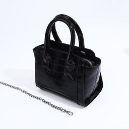 Сумка-тоут на молнии, цвет чёрный - Simaland фото 5