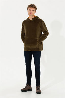 U. S. Polo Assn Мужская комфортная толстовка с капюшоном кокосового цвета - U.s. polo assn фото 11