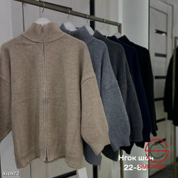 Кофта оверсайз на замке - Bruno фото 4