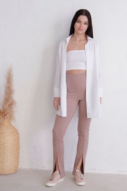 11698 Леггинсы светло-кофейные - Martichelli фото 2