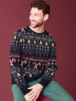 Мужской рождественский пуловер LIVERGY