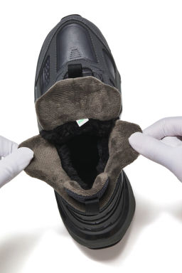 Кроссовки повседневные утепленные Серый