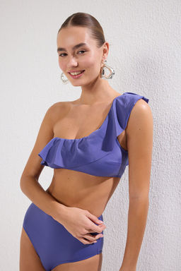 TRENDYOLMILLA Siyah Tek Omuz F?rf?rl? Bikini Ustu TBESS21BU0039 фото 22