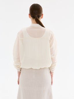 Блузка из жатого лиоцелла - Stilla фото 17