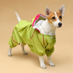 Комбинезон для собак, демисезонный с сумкой, размер S (ДС 25, Ог 33, ОШ 23 см), салатовый - Simaland фото 15