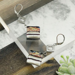 Серьги из муранского стекла ELEGANT ACCENT LS2988