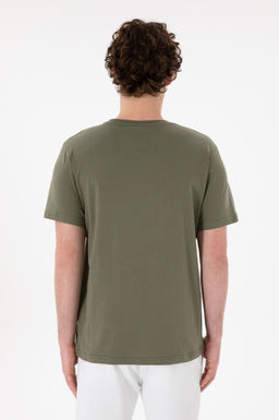 Erkek Regular Fit Bisiklet Yaka Koyu Haki Basic Ti__rt Sepette S_rpriz _ndirim - U.s. polo assn фото 6