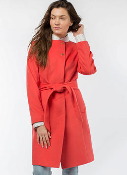Пальто женское демисезонное (пояс)