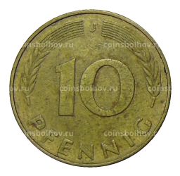 10 пфеннигов 1979 года J Германия