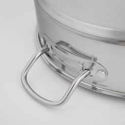 Сковорода Катунь «Общепит», d=32 см, h=8.5 см, корпус 0.6 мм, капсульное дно 3.5 мм, индукция, нержавеющая сталь