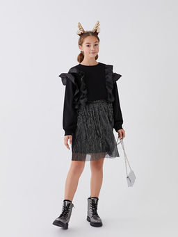 Beli Lastikli I??lt?l? K?z ?ocuk Etek - Waikiki фото 2