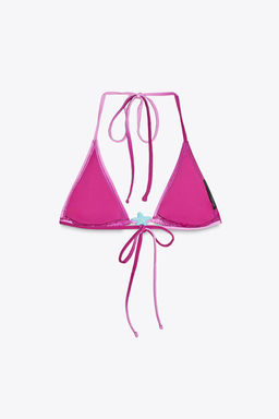 STAR TRIANGLE BIKINI TOP - Zara фото 4
