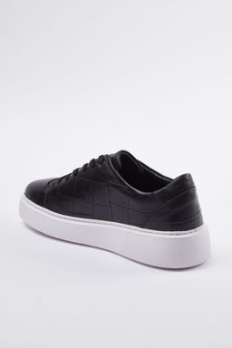 Trendyolmilla Shoes Siyah Hakiki Deri Krokodil Detayl? Erkek Spor Ayakkab? TAKAW25SN00010  фото 4