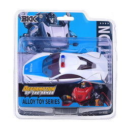 Робот трансформирующийся в полицейскую машину, в коробке