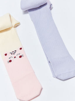 K?z Bebek K?lotlu ?orap 2li - Waikiki фото 3