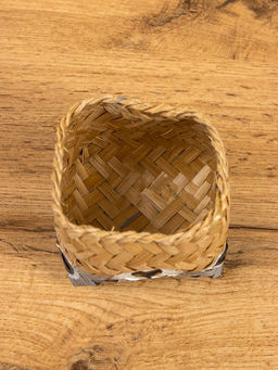 Корзинка «Енот», 10×10×13 см, бамбук