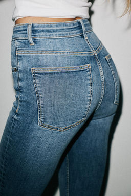 TRF HIGH-WAIST SKINNY JEANS - Zara фото 3
