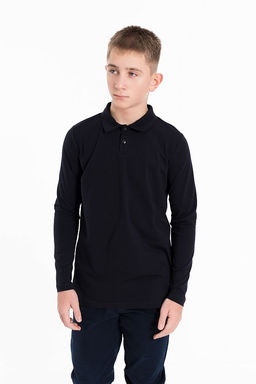 Футболка-поло М224105в синий