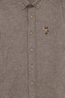 U. S. Polo Assn Рубашка Stone с длинным рукавом для мальчика - U.s. polo assn фото 3