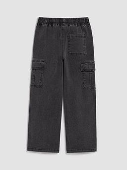 Erkek ?ocuk Kargo Jean Pantolon