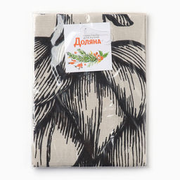 Цена за 2 шт. Полотенце кухонное Доляна Artichoke 35х60 см, 100% хлопок, 160г/м2  фото 5