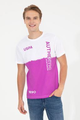 U. S. Polo Assn Мужская фиолетовая футболка с круглым вырезом