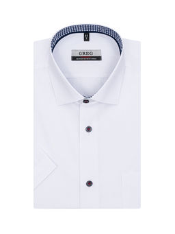 Сорочка мужская короткий рукав GREG 100/109/WH/9p