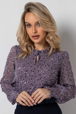 Блузка женская 7053/30/Серо-сиреневый