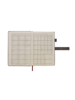 Ежедневник недатированный А5, с хлястиком, 80 листов, в линейку, пвх, серый - Simaland фото 5