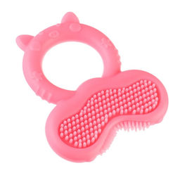 Прорезыватель силиконовый Крошка Я «Котик», массажер, от 3 мес., МИКС