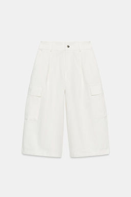 BERMUDA LARGA CARGO / Crudo - Zara фото 6
