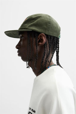 CORDUROY DRAG RACING PATCH CAP - Zara фото 2